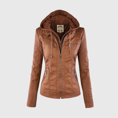 KAROLINE™ Stylowa i unikalna skórzana kurtka